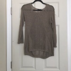 Quarter length holy sweater